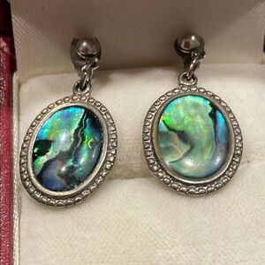 Elegant green and Blue Earrings